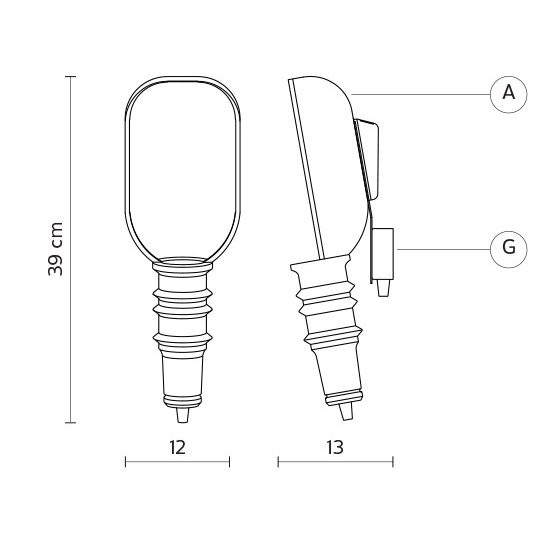 Бра Karman Work in progress AP125 1B INT