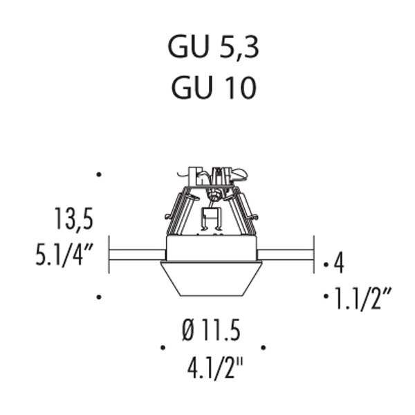Встраиваемый спот (точечный светильник) Leucos IGEA 2 0002964