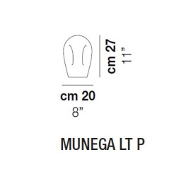 Настольная лампа Vistosi Munega LT P E14 BC