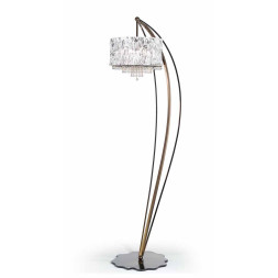 Торшер IDL Crystal blade 512/5P black aubergine