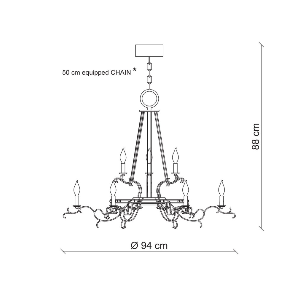Люстра Baga Morgana 7204