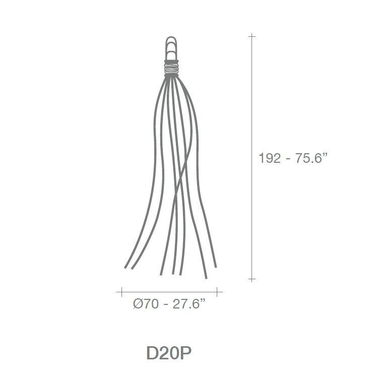 Торшер (напольный светильник) Terzani Hugo D20P F3 A1