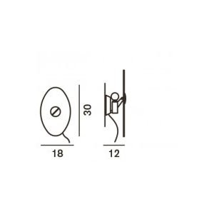 Настенный светильник Foscarini Orbital 0430052