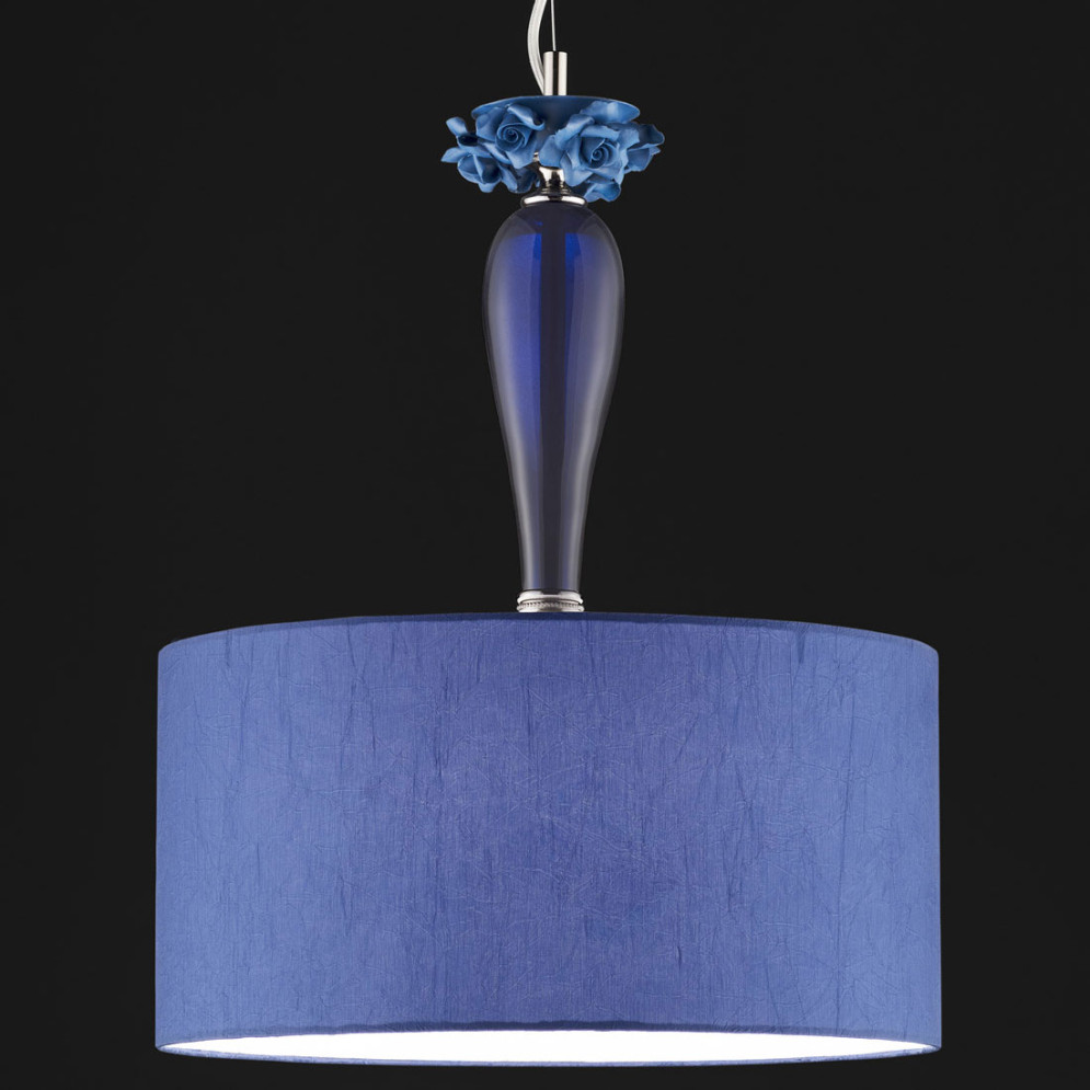 Подвесной светильник Euroluce Bora S1 Shade Nichel Blue