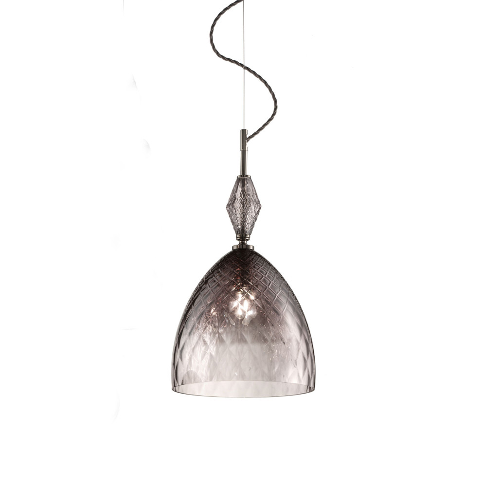 Подвесной светильник Euroluce Mood Serene S1 nichel fume