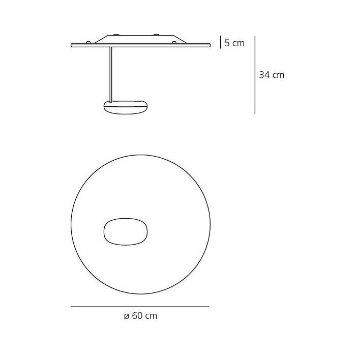 Настенно-потолочный светильник Artemide Droplet Mini 1472010A