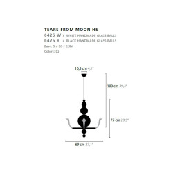 Люстра Ilfari Tears from Moon H5 13051