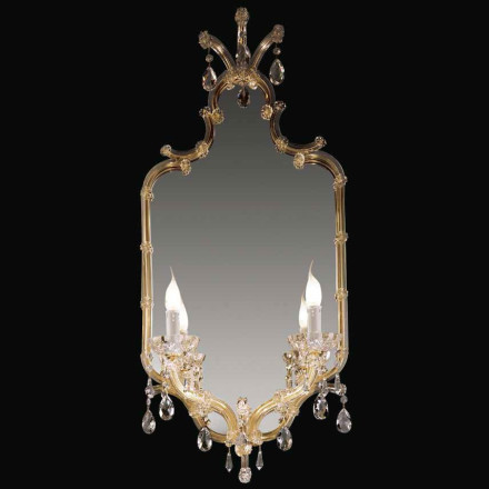 Бра Beby Group Novecento 435/2S Light gold CUT CRYSTAL