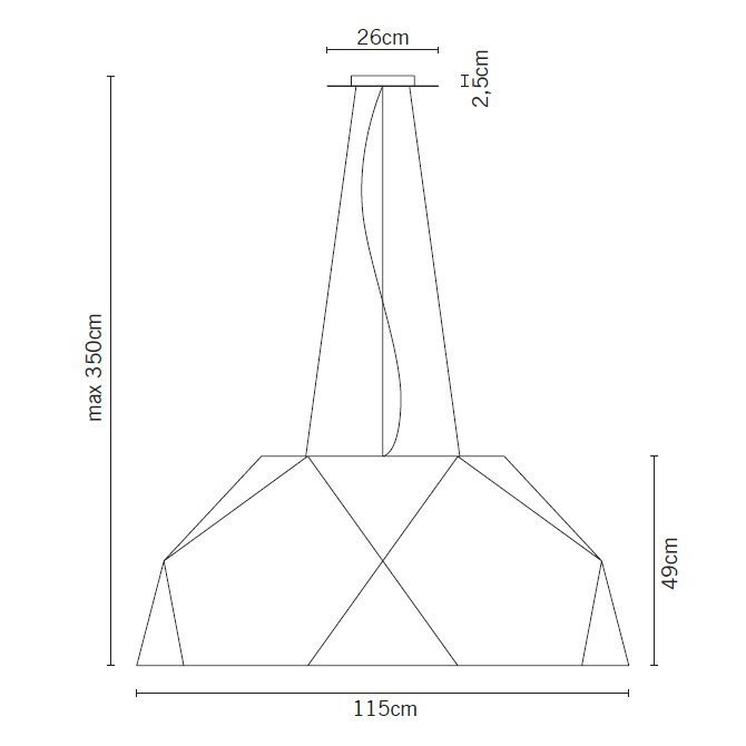 Подвесной светильник Fabbian Crio D81 A03 01