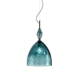 Подвесной светильник Euroluce Mood Serene S1 nichel teal blu