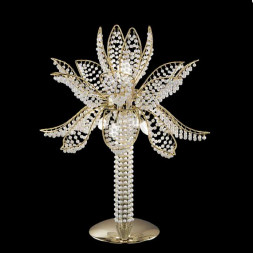 Настольная лампа IDL Ninfea 436/5L Gold Glass