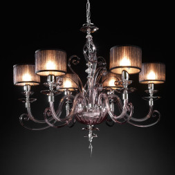 Люстра Euroluce Alicante L6 silver Fume SHADE