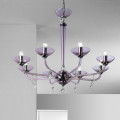 Люстра Beby Group Black tube DL33B02 Chrome Violet Cut Almond