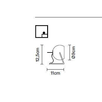 Настольная лампа Fabbian Beluga Colour D57 B03 03