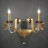 Бра Euroluce Nuage A2 Gold Amber