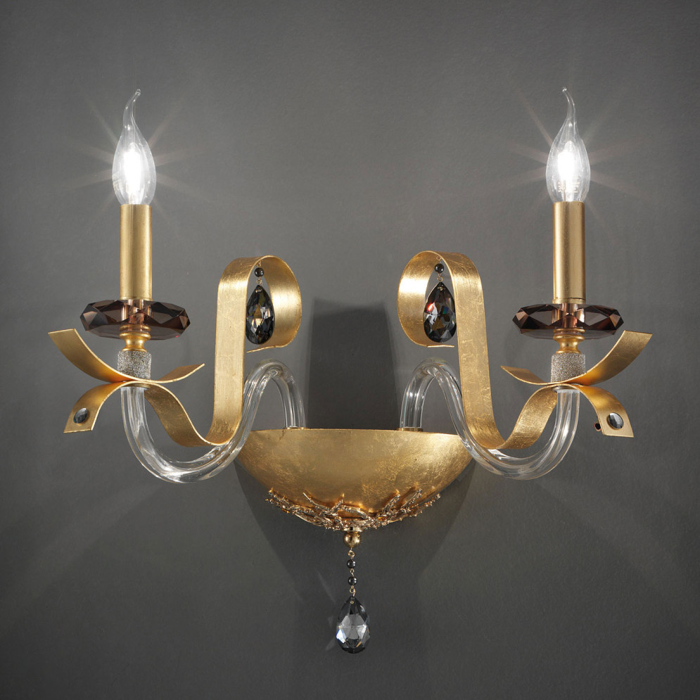 Бра Euroluce Nuage A2 Gold Amber