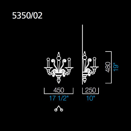 Бра Barovier&amp;Toso Taif 5350/02/RR