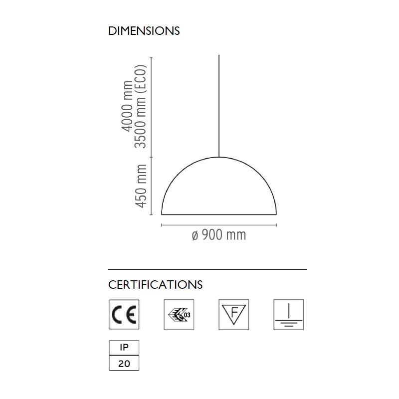 Подвесной светильник Flos Skygarden 2 ECO Matt gold F6421044