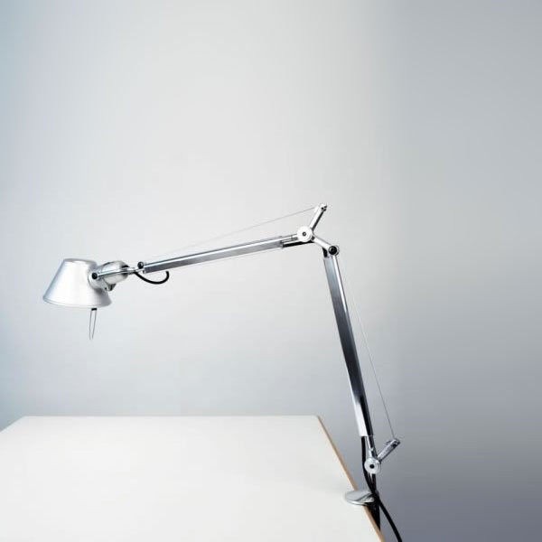 Настольная лампа Artemide Tolomeo led alluminio with presence detector A005400 + A004100