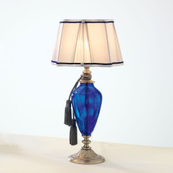 Настольная лампа Euroluce Adone LP1 silver Cobalt blue