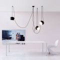 Подвесной светильник Flos AIM Small Black F0095030 x 3 + F0093030