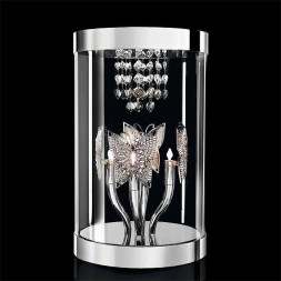 Настольная лампа Beby Butterfly 0190L01 Chrome SW Silver Night