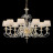 Люстра Euroluce Alicante L8 gold Clear SHADE
