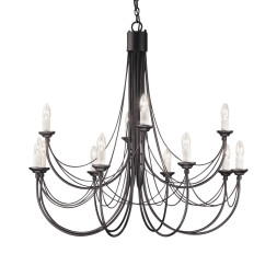 Люстра Elstead Lighting Carisbrooke CB12 BLACK