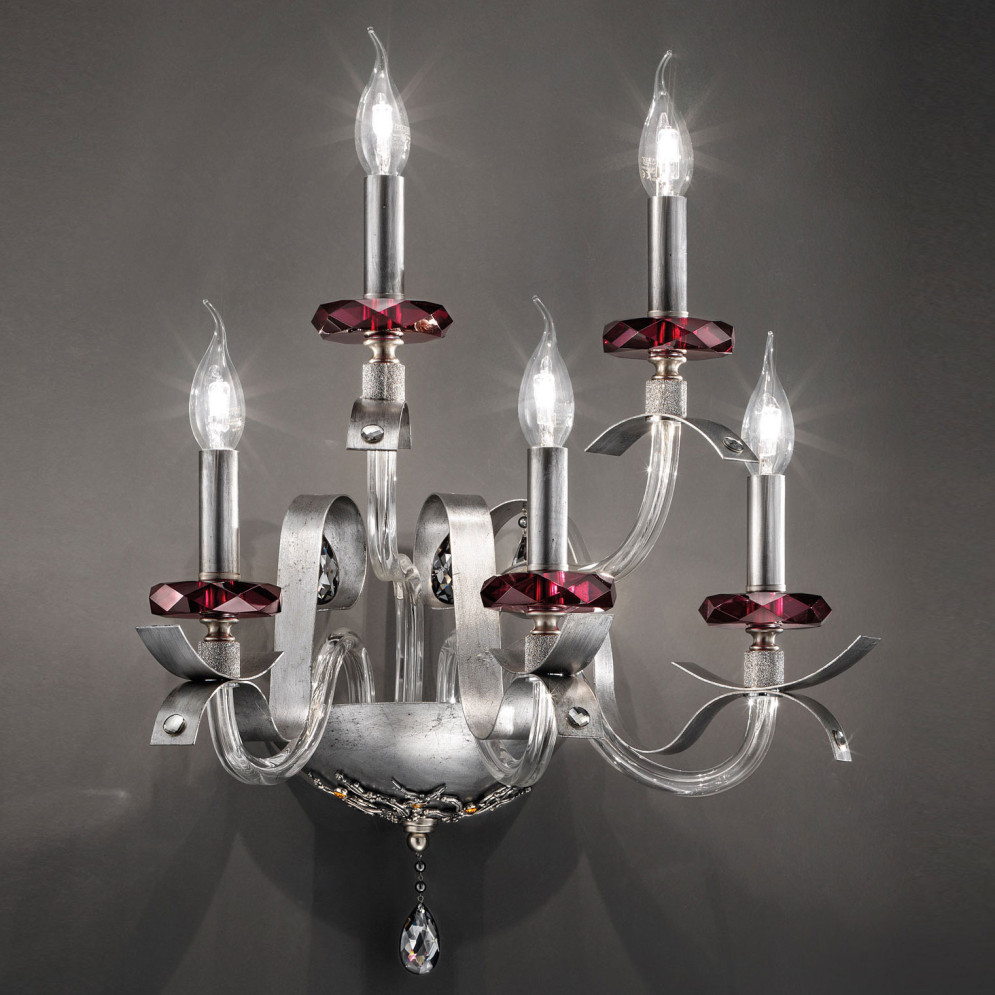 Бра Euroluce Nuage A5 silver Amethyst