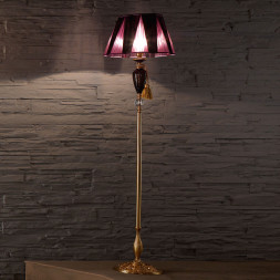 Торшер Euroluce Barocco PT1 gold Amethyst