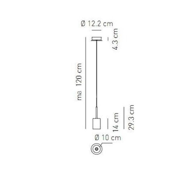 Подвесной светильник Axo Light Spillray SP SPILL G Red SPSPILLGRSCR12V