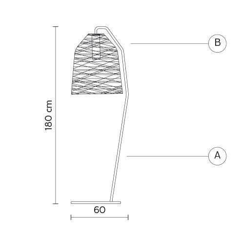 Садово-парковый фонарь Karman Black out HP101 2T EXT