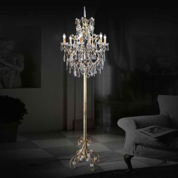 Торшер Beby Group Old style 3341/6FL Ivory gold CUT CRYSTAL