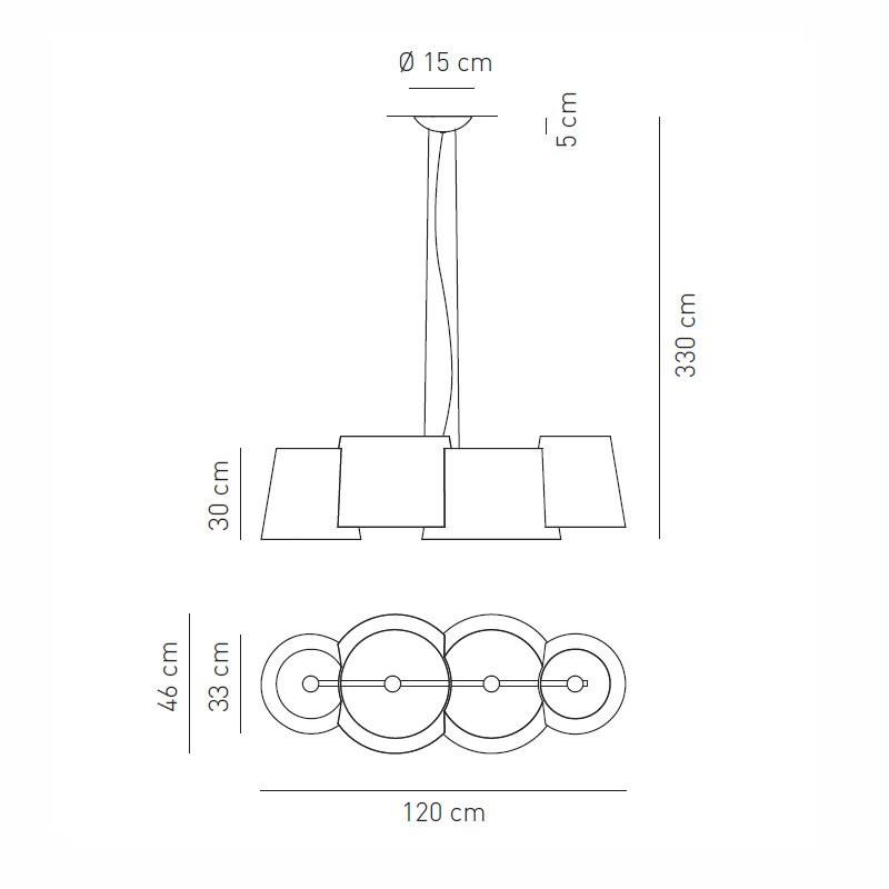 Подвесной светильник Axo Light Melting Pot SP MEL 115 SPMEL115NEXXE27 with diffusors
