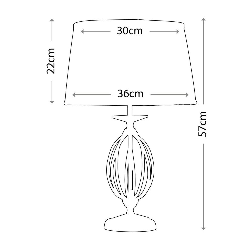 Настольная лампа Elstead Lighting Aegean AG/TL POL NICKEL