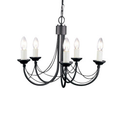 Люстра Elstead Lighting Carisbrooke CB5 BLACK