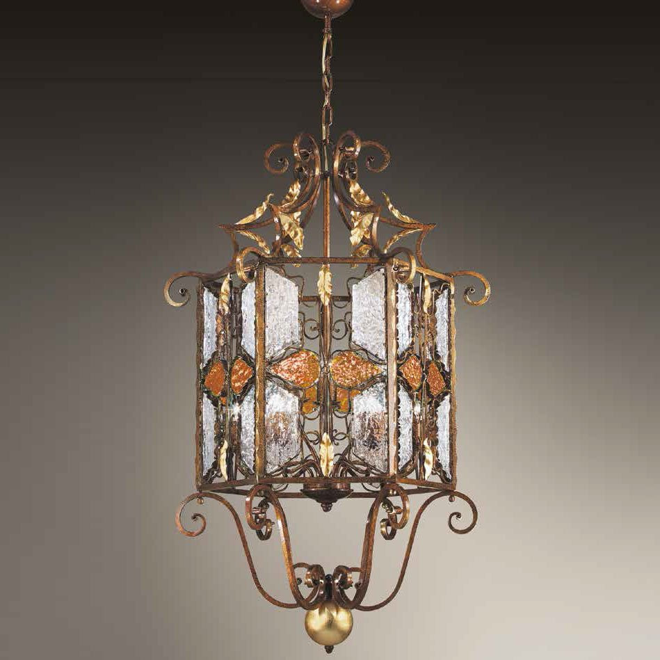 Подвесной светильник MM Lampadari Deco 6740/9 V2314 amber