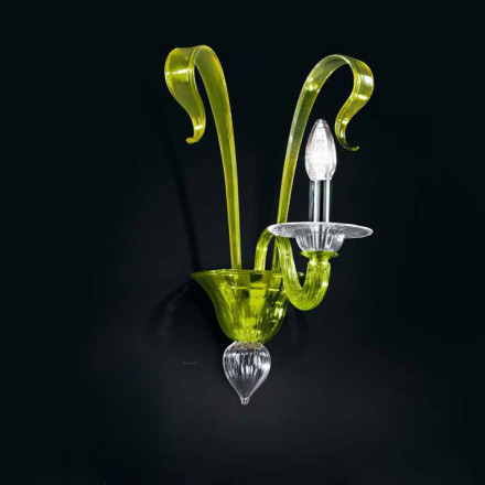 Бра Vetri Lamp 924/A1 Verde oliva/Cristallo