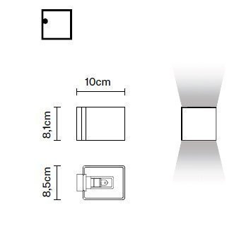 Настенный светильник Fabbian Bijou D75 D15 01