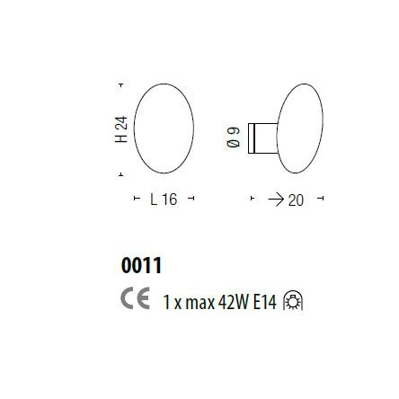 Настенно-потолочный светильник Sylcom Bitta 0011 CR