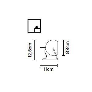 Настольная лампа Fabbian Beluga Colour D57 B07 01
