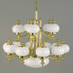 Люстра Orion LU 1319/10+5+1 MS/328,337 opal glanzend