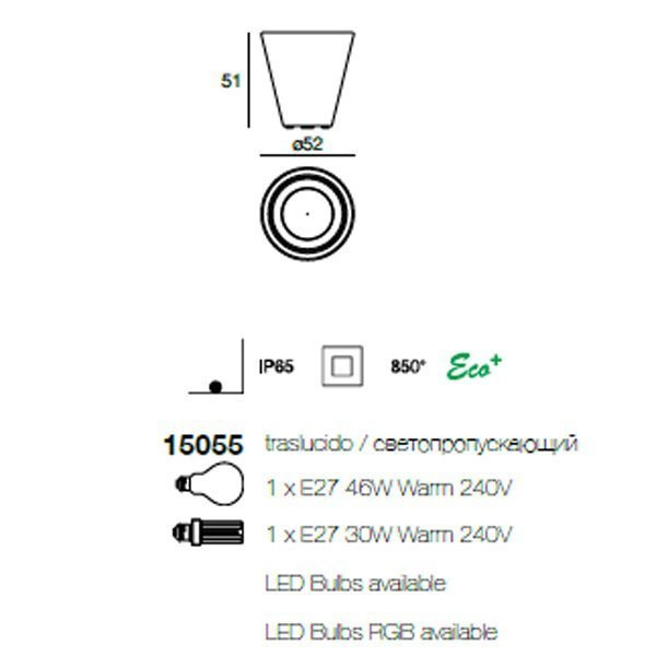 Садово-парковый фонарь Linea Light Flower 15055
