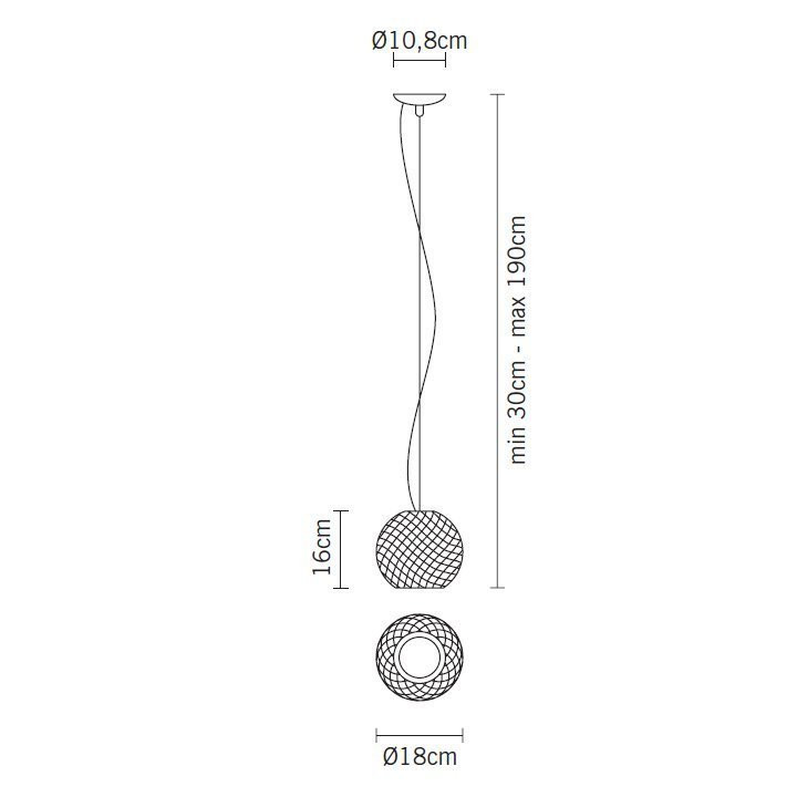 Подвесной светильник Fabbian Diamond D82 A01 00