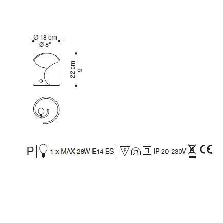 Настольная лампа La Murrina 602 - P AD-3L