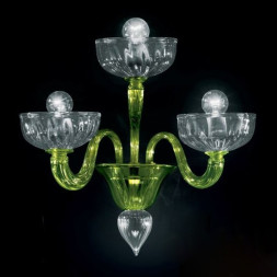 Бра Vetri Lamp 925/A3 Verde oliva/Cristallo