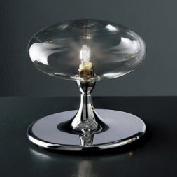 Настольная лампа IDL Moira 366/1LP chrome + CRISTALLO