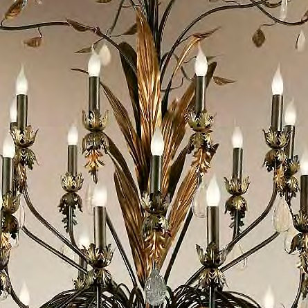 Люстра MM Lampadari Foresta 5572/18+18 V1271