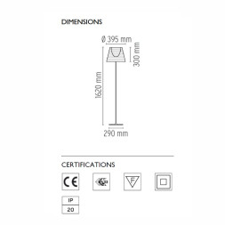 Торшер Flos Ktribe F2 Fabric F6305007