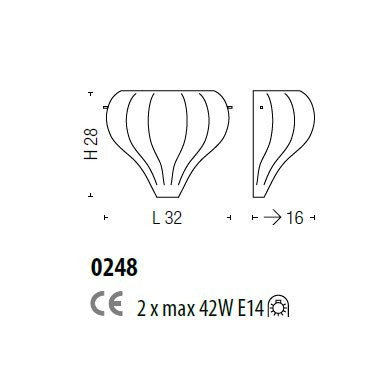 Настенный светильник Sylcom Sphera 0248 CR